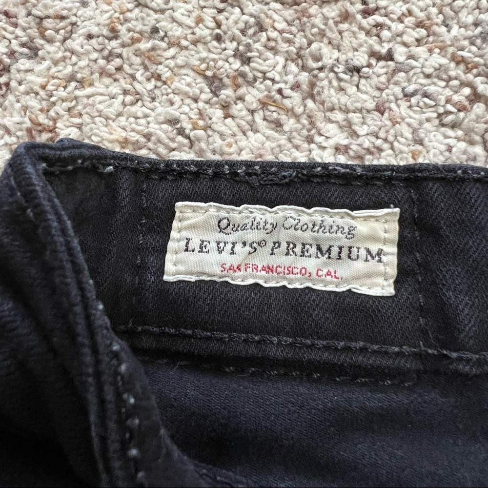 Levi’s 721 High Rise Skinny Black Jeans—26 - Picture 15 of 16